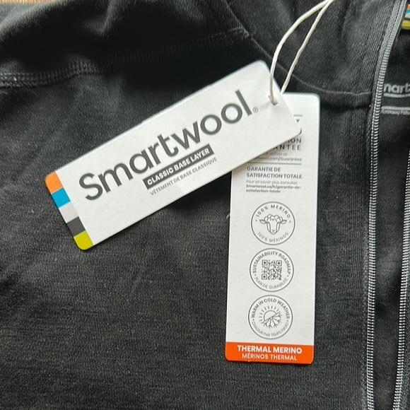 Smartwool Black Quarter-Zip Pullover - Picture 3 of 6